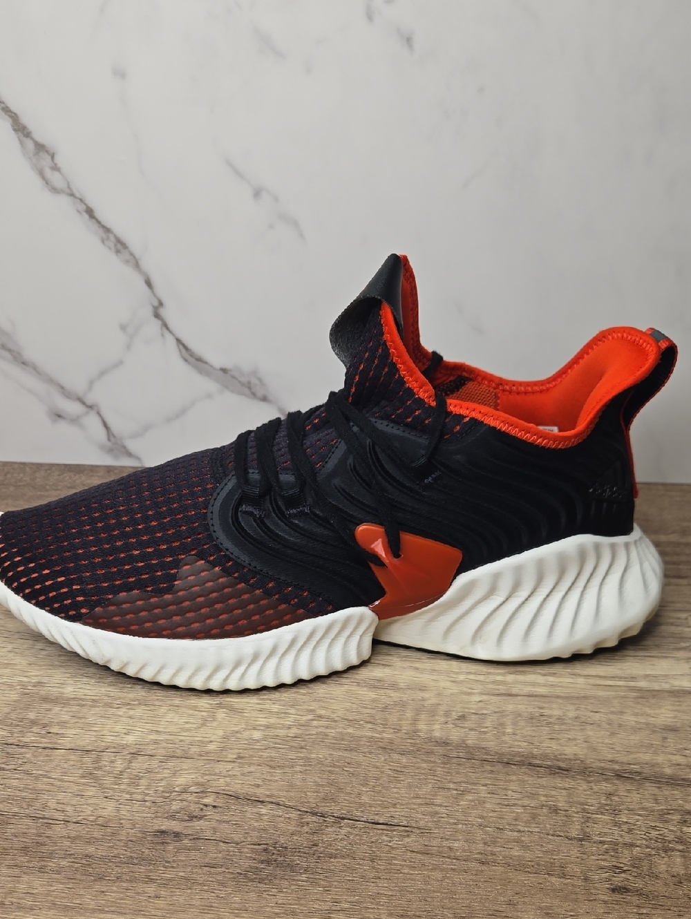 Adidas Continental Men's Black & RED Knit Trainer Size 13